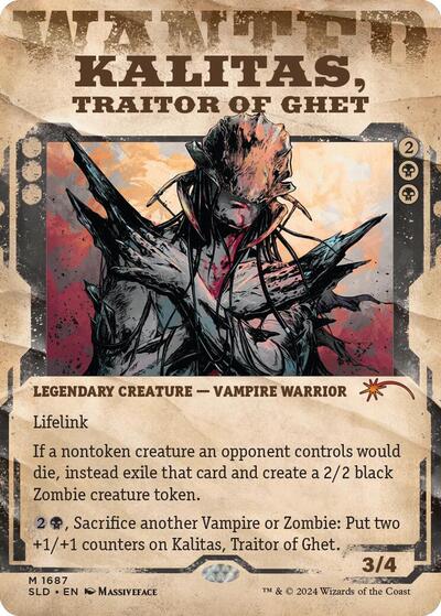 Kalitas, Traitor of Ghet (Secret Lair) Near Mint Foil