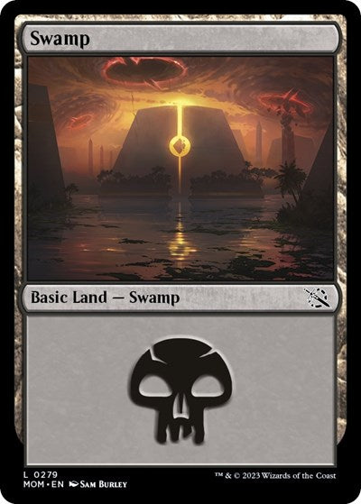 Swamp (0279) (March of the Machine) Light Play