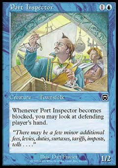 Port Inspector (Mercadian Masques) Light Play