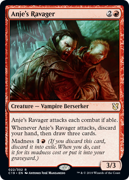 Anje's Ravager (Commander 2019) Medium Play