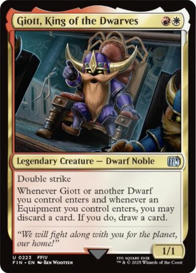 Giott, King of the Dwarves (Universes Beyond: FINAL FANTASY) Near Mint