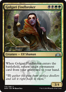 Golgari Findbroker (Guilds of Ravnica) Medium Play