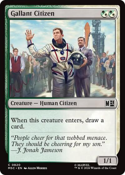 Gallant Citizen (Commander: Marvel Super Heroes) Near Mint