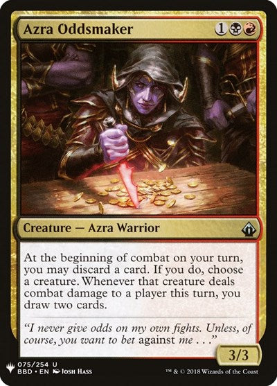 Azra Oddsmaker (Mystery Booster) Light Play