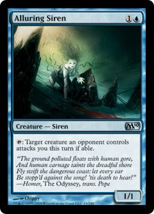 Alluring Siren (Magic 2010 Core Set) Medium Play