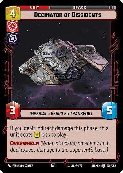 Decimator of Dissidents (Jump to Lightspeed) Near Mint