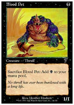 Blood Pet (7th Edition) Medium Play Foil