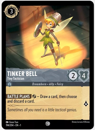 Tinker Bell - Tiny Tactician (The First Chapter) Near Mint Cold Foil