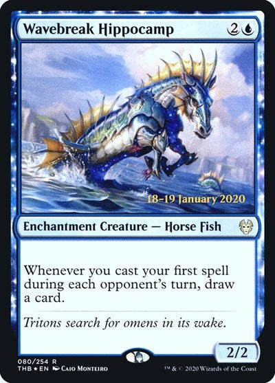 Wavebreak Hippocamp (Promos: Prerelease Cards) Light Play Foil