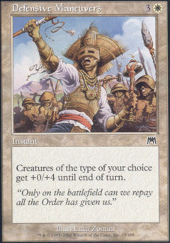 Defensive Maneuvers (Onslaught) Light Play Foil