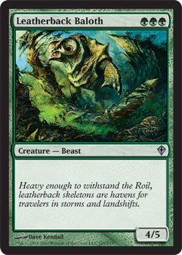 Leatherback Baloth (Worldwake) Light Play
