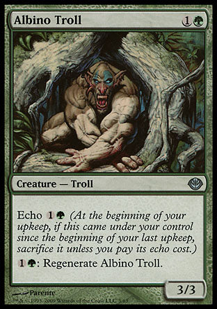 Albino Troll (Duel Decks: Garruk vs Liliana) Light Play