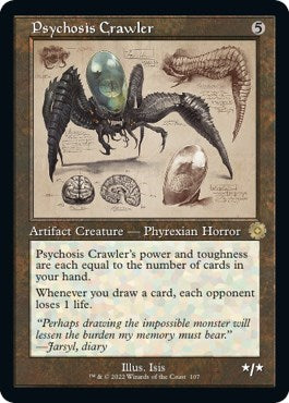 Psychosis Crawler (Schematic) (The Brothers' War: Retro Frame Artifacts) Light Play Foil