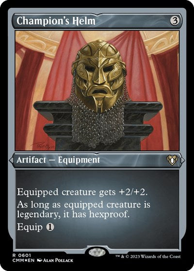 Champion's Helm (Foil Etched) (Commander Masters) Near Mint Foil