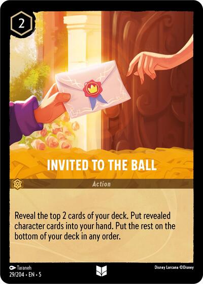 Invited to the Ball (Shimmering Skies) Near Mint Cold Foil