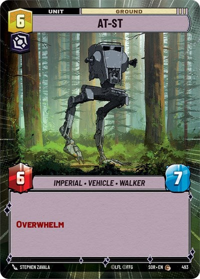 AT-ST (Hyperspace) (Spark of Rebellion) Near Mint