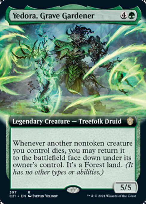 Yedora, Grave Gardener (Extended Art) (Commander 2021 Strixhaven) Light Play