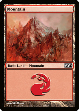 Mountain (243) (Magic 2013 Core Set) Heavy Play