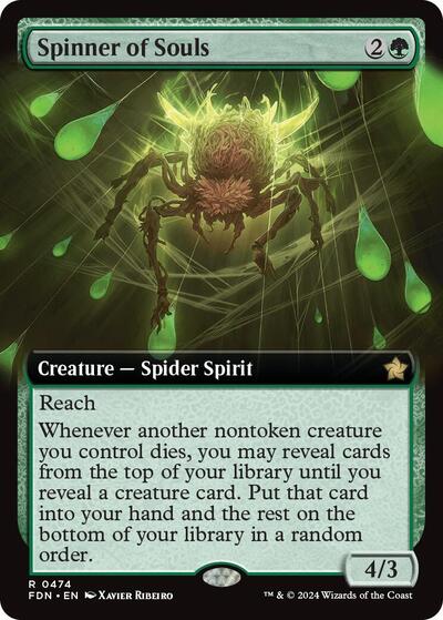 Spinner of Souls (Extended Art) (Foundations) Near Mint Foil