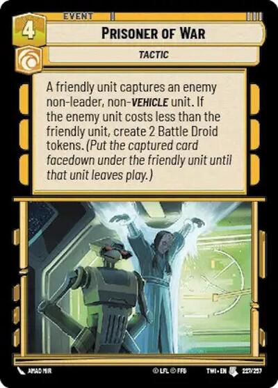 Prisoner of War (Twilight of the Republic) Near Mint