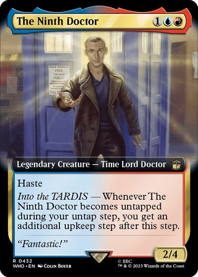 The Ninth Doctor (Extended Art) (Universes Beyond: Doctor Who) Near Mint