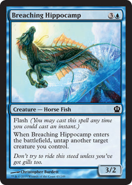 Breaching Hippocamp (Theros) Medium Play Foil