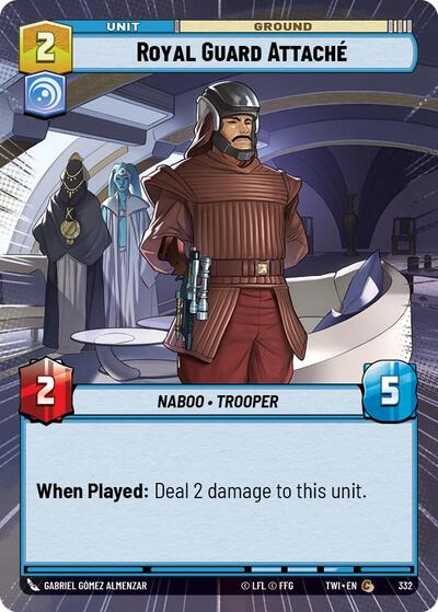Royal Guard Attache (Hyperspace) (Twilight of the Republic) Near Mint Foil