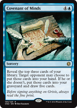 Covenant of Minds (Conspiracy: Take the Crown) Near Mint Foil