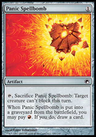 Panic Spellbomb (Scars of Mirrodin) Medium Play Foil