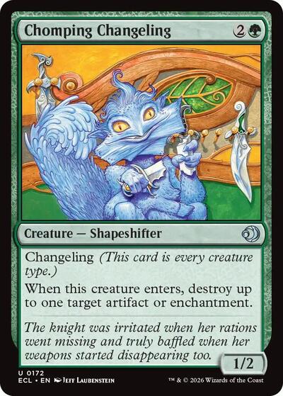Chomping Changeling (Lorwyn Eclipsed) Light Play