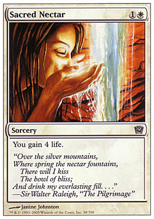 Sacred Nectar (9th Edition) Medium Play