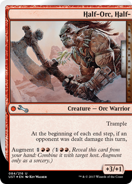 Half-Orc, Half- (Unstable) Near Mint