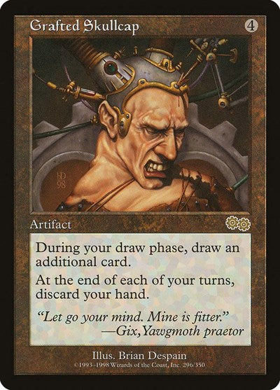 Grafted Skullcap (Urza's Saga) Medium Play