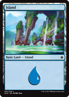 Island (267) (Ixalan) Near Mint Foil