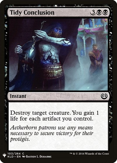 Tidy Conclusion (Mystery Booster) Light Play