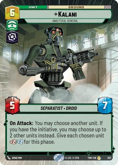 Kalani Analytical General (Hyperspace) (Twilight of the Republic) Near Mint