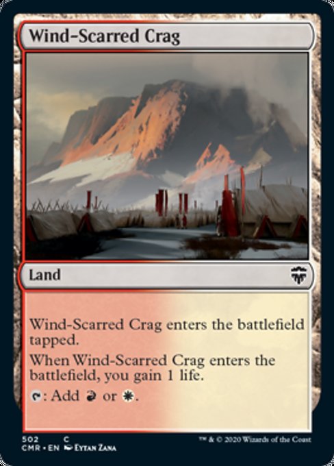 Wind-Scarred Crag (Commander 2020 Commander Legends) Light Play