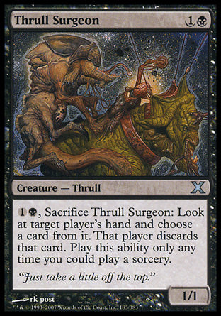 Thrull Surgeon (10th Edition) Light Play