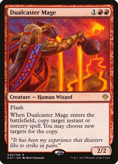 Dualcaster Mage (Archenemy: Nicol Bolas) Light Play