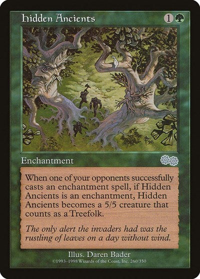 Hidden Ancients (Urza's Saga) Medium Play