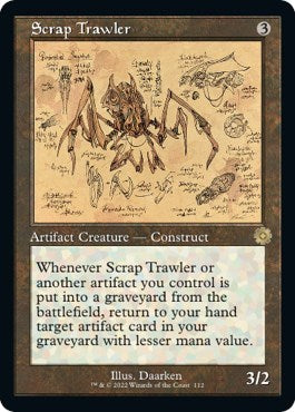 Scrap Trawler (Schematic) (The Brothers' War: Retro Frame Artifacts) Near Mint Foil
