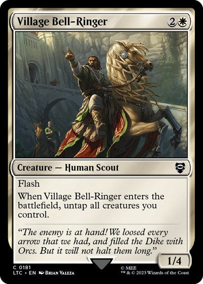 Village Bell-Ringer (Commander: The Lord of the Rings: Tales of Middle-earth) Near Mint
