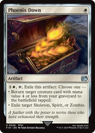 Phoenix Down (Universes Beyond: FINAL FANTASY) Light Play Foil