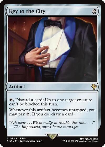 Key to the City (Surge Foil) (Commander: FINAL FANTASY) Near Mint Foil