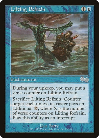 Lilting Refrain (Urza's Saga) Light Play