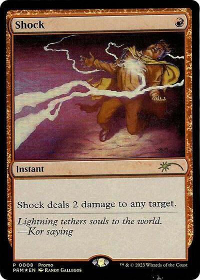 Shock (Graphic Novel Insert) (Promos: Media) Medium Play Foil