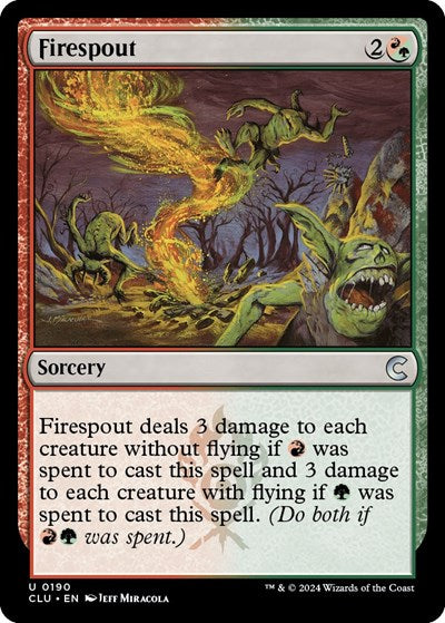 Firespout (Ravnica: Clue Edition) Near Mint