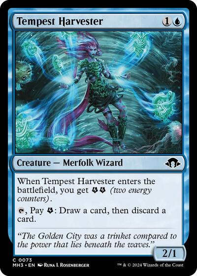 Tempest Harvester (Modern Horizons 3) Medium Play
