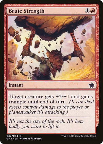 Brute Strength (Magic Game Night 2019) Near Mint