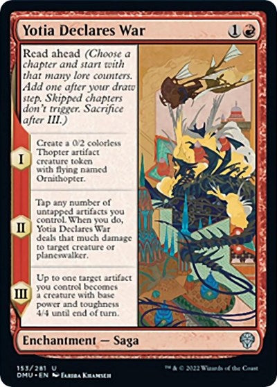 Yotia Declares War (Dominaria United) Light Play Foil